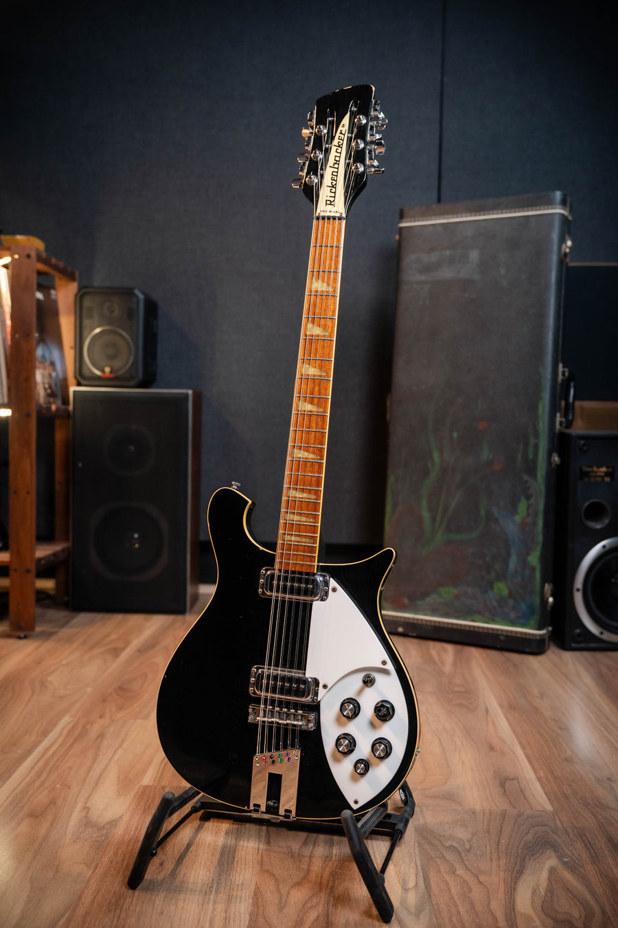 Rickenbacker 620/12 12-String w/Original Case - JetGlo (Black) - Pre-Owned