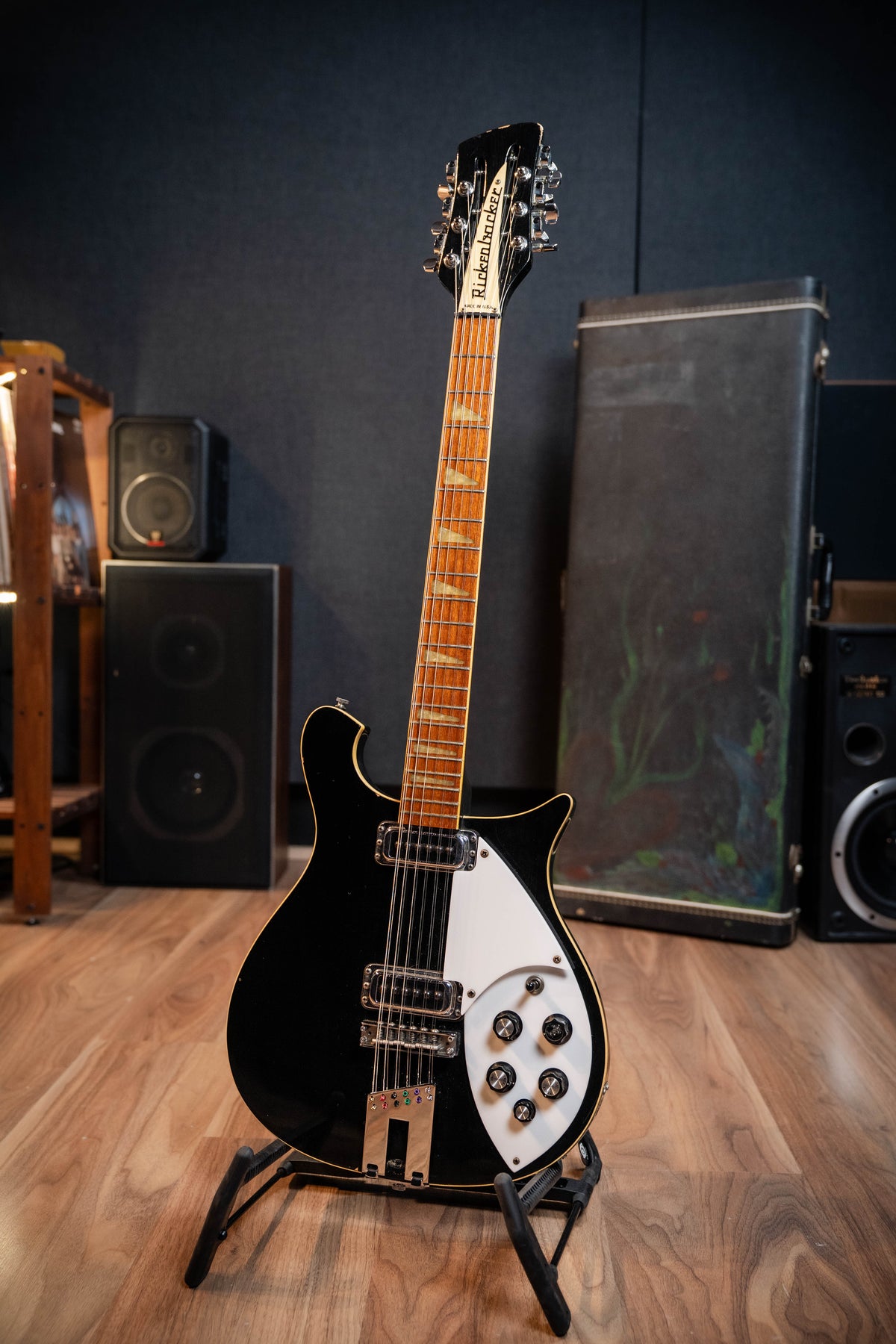 Rickenbacker 620/12 12-String w/Original Case - JetGlo (Black) - Pre-Owned