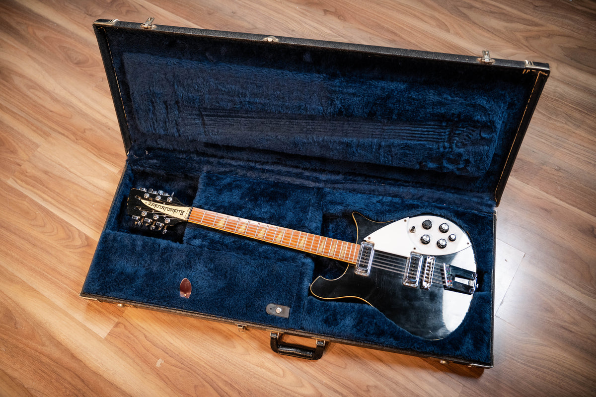 Rickenbacker 620/12 12-String w/Original Case - JetGlo (Black) - Pre-Owned