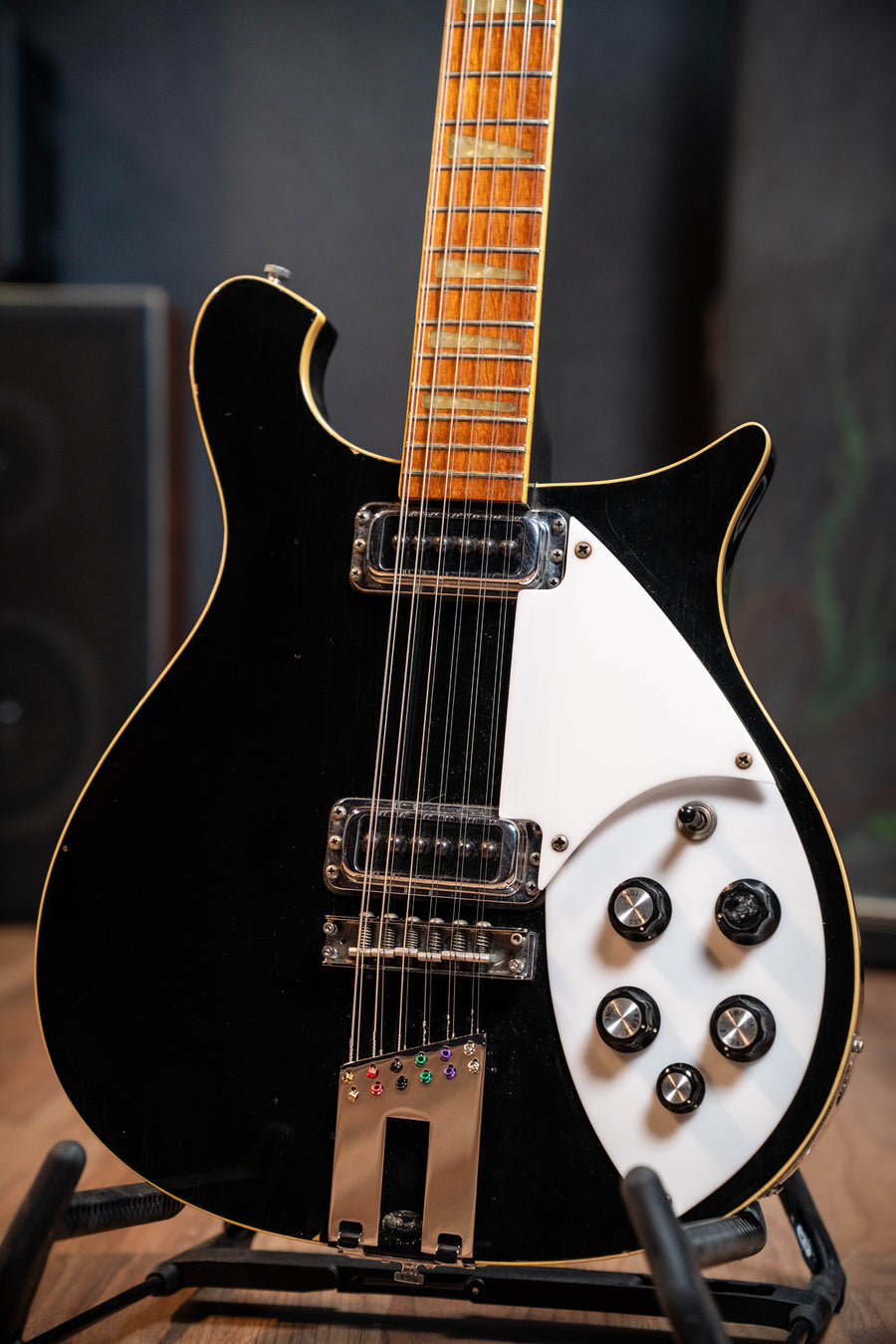 Rickenbacker 620/12 12-String w/Original Case - JetGlo (Black) - Pre-Owned