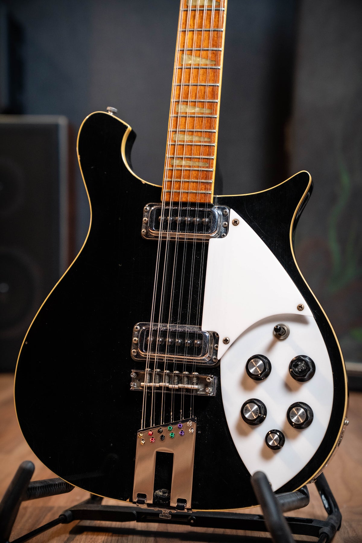 Rickenbacker 620/12 12-String w/Original Case - JetGlo (Black) - Pre-Owned