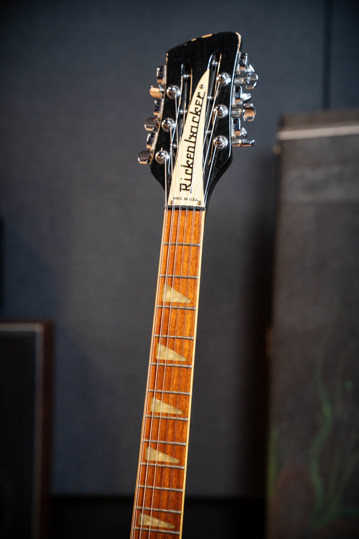 Rickenbacker 620/12 12-String w/Original Case - JetGlo (Black) - Pre-Owned