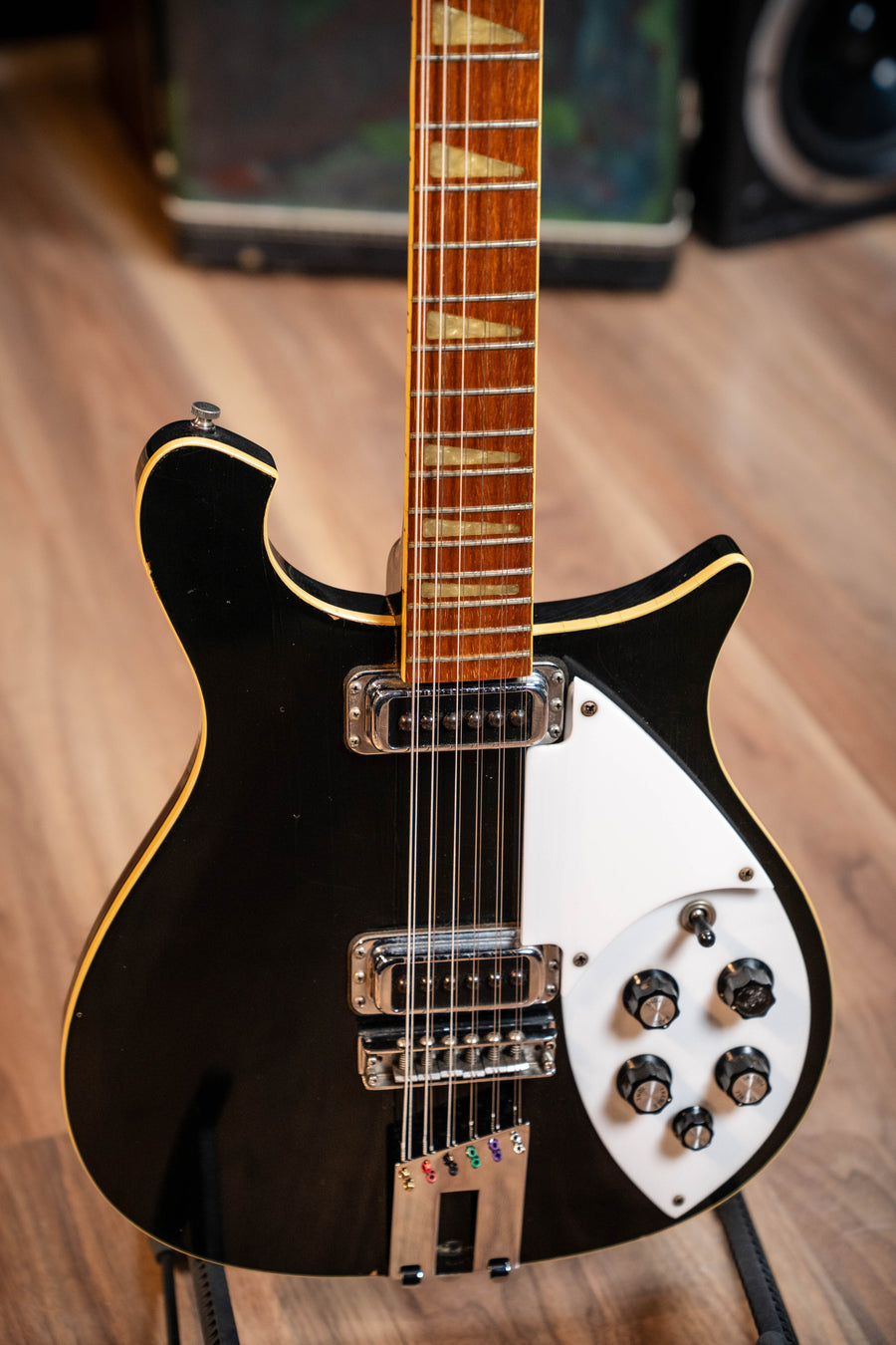 Rickenbacker 620/12 12-String w/Original Case - JetGlo (Black) - Pre-Owned