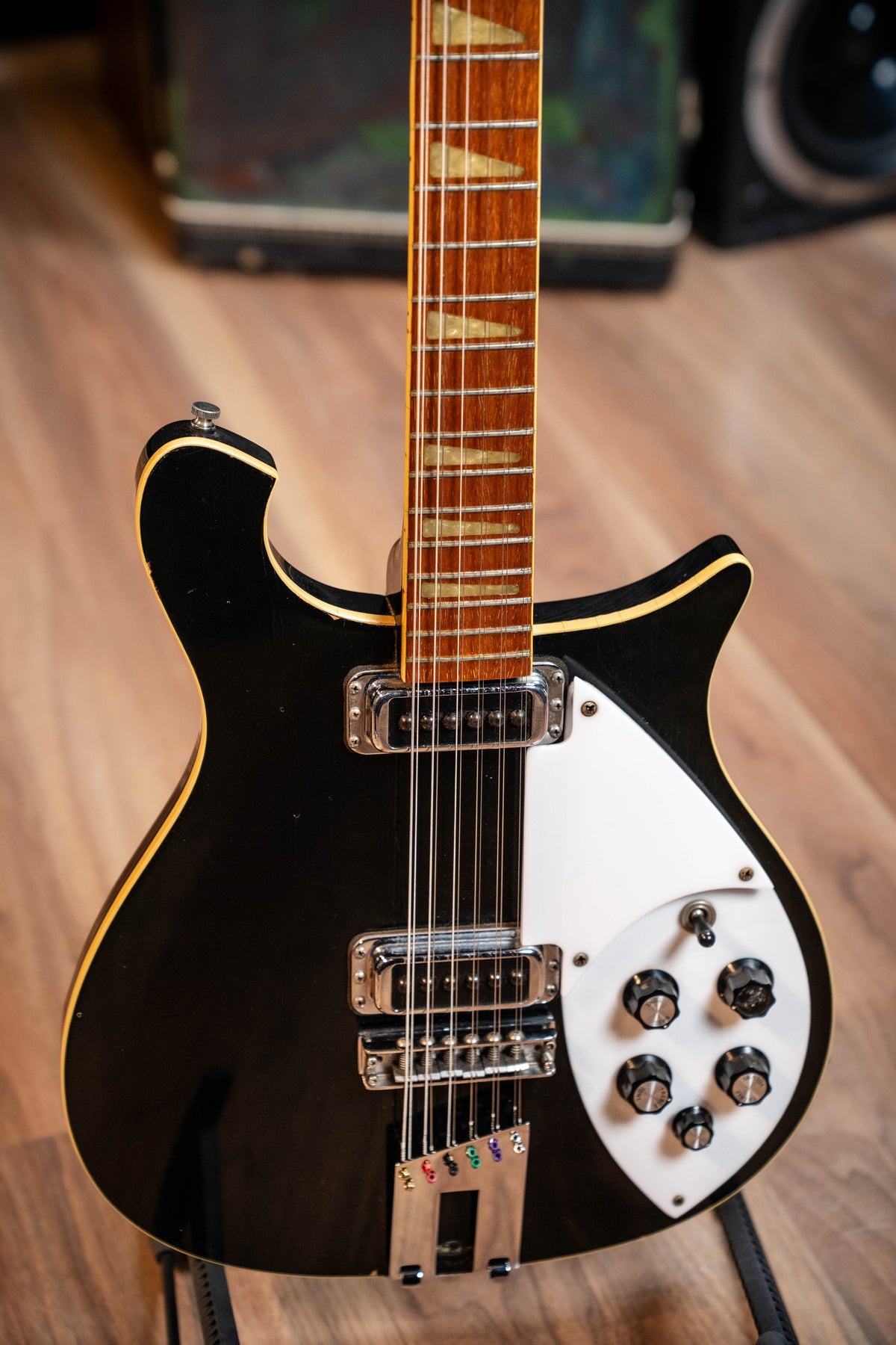 Rickenbacker 620/12 12-String w/Original Case - JetGlo (Black) - Pre-Owned
