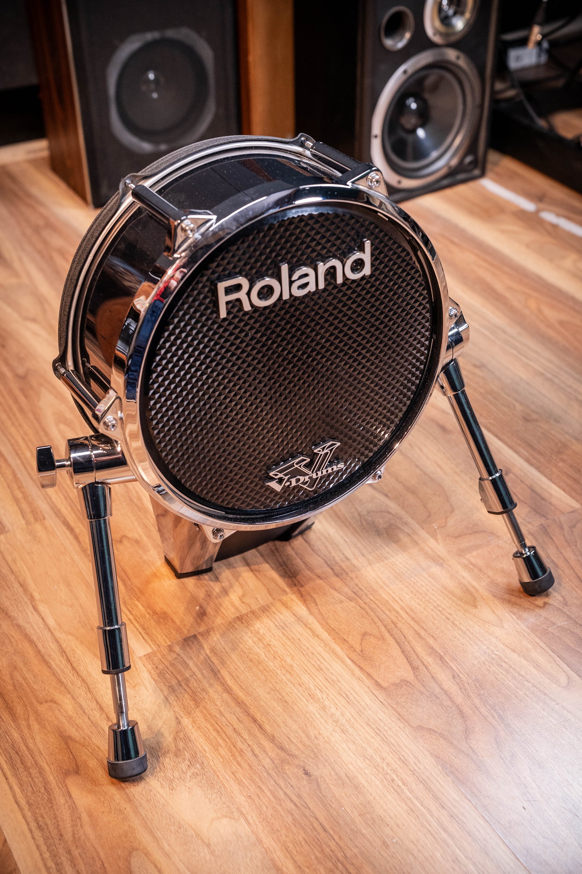 Roland KD140 14" Kick Drum Trigger Pad - Black Chrome - Pre-Owned