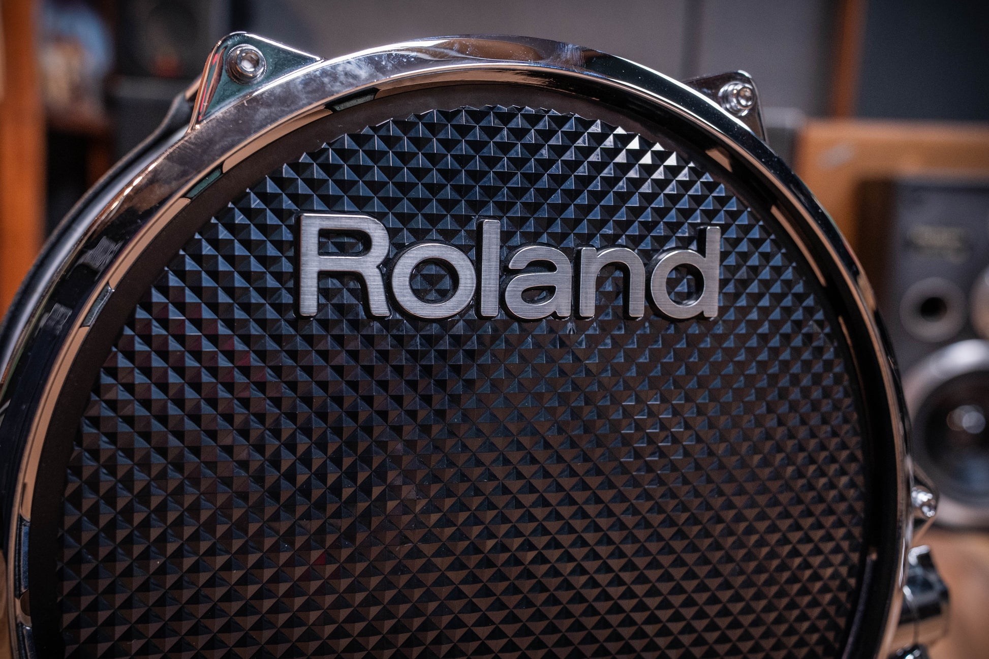 Roland KD140 14" Kick Drum Trigger Pad - Black Chrome - Pre-Owned