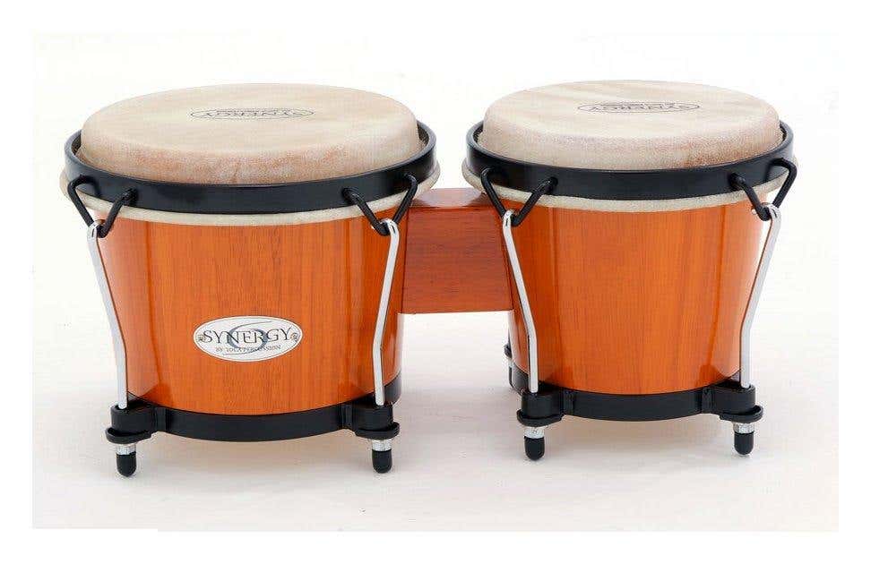 Toca Synergy 06/06.75 inch Bongos - Amber Wood