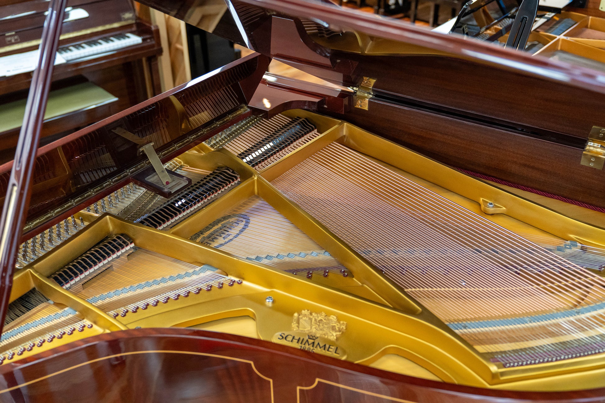 Schimmel Empire 174 Cm Grand Piano Mahogany Polish - Pre-Owned