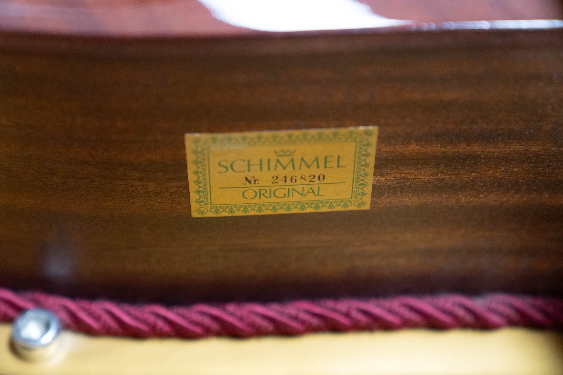 Schimmel Empire 174 Cm Grand Piano Mahogany Polish - Pre-Owned
