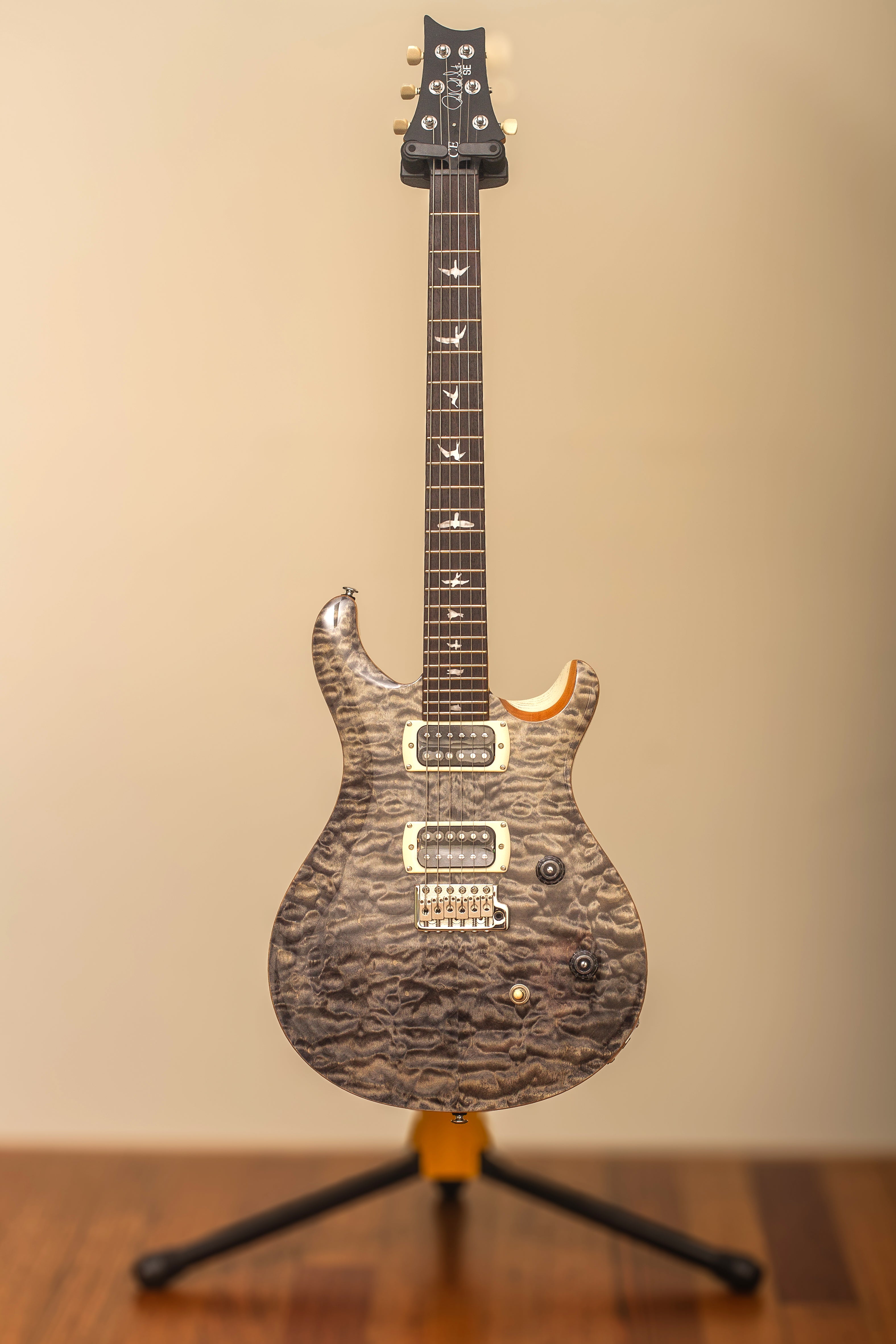 Paul Reed Smith (PRS) CE24 Quilt - One Off Special Edition - Charcoal
