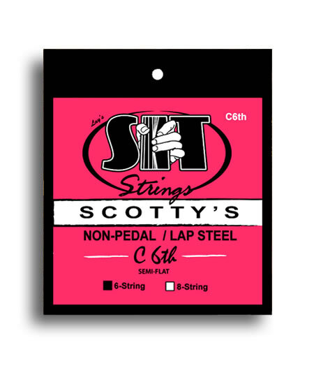 SIT "Scottys" Lap Steel String Set - C6 Tuning - 15-36