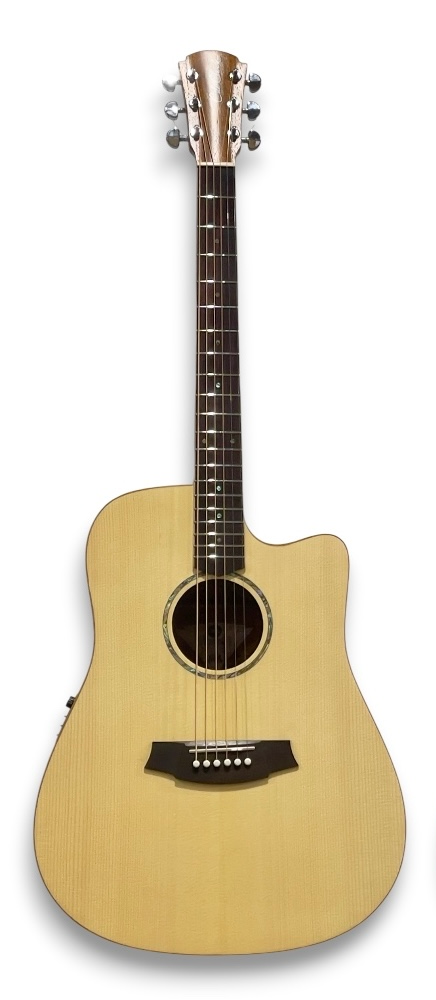 Cole Clark CCSFL1EC-SMAH Studio Dreadnought Acoustic Electric Guitar - Spruce / Mahogany