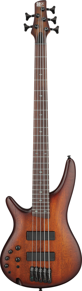 Ibanez SR505AL Electric Bass - Mahogany Brown Burst Low Gloss - Left Handed