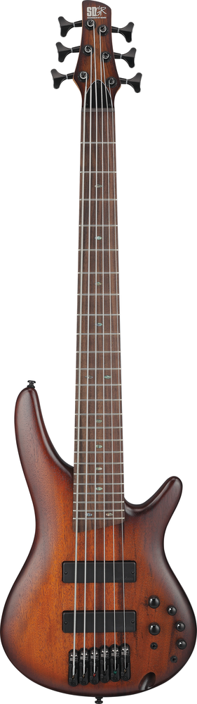 Ibanez SR506A Electric Bass - Mahogany Brown Burst Low Gloss