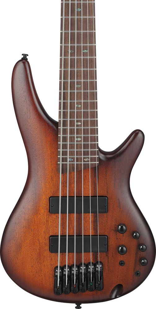 Ibanez SR506A Electric Bass - Mahogany Brown Burst Low Gloss