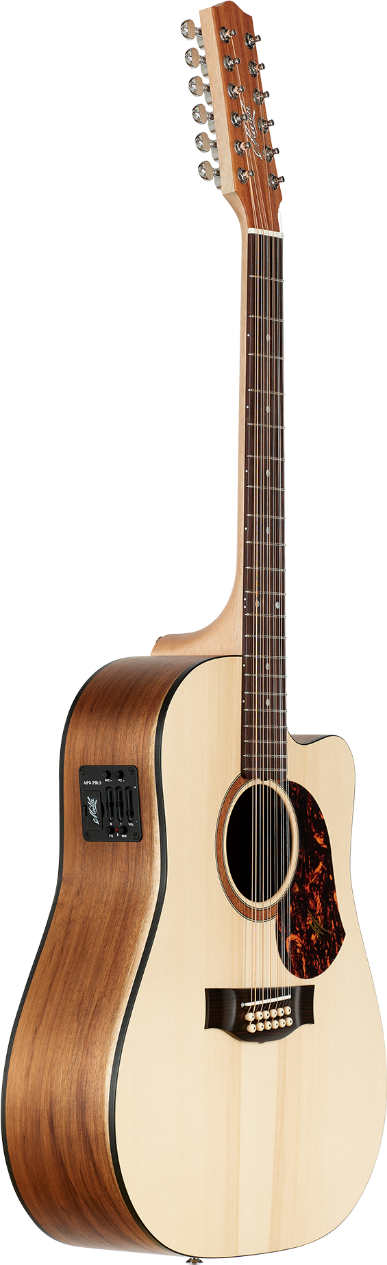 Maton SRS70C-12 Road Series Acoustic Electric Guitar w/Case - Natural Satin
