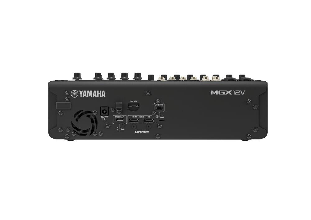 Yamaha MGX12V Digital Mixing Console w/ Video Interface - Black