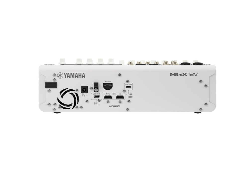 Yamaha MGX12V Digital Mixing Console w/ Video Interface – White