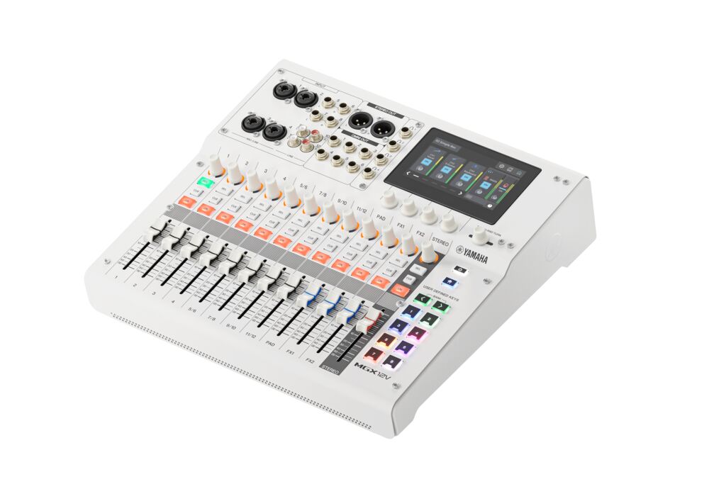 Yamaha MGX12V Digital Mixing Console w/ Video Interface – White