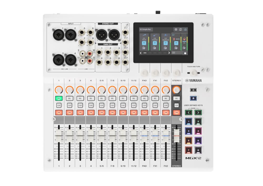 Yamaha MGX12 Digital Mixing Console – White