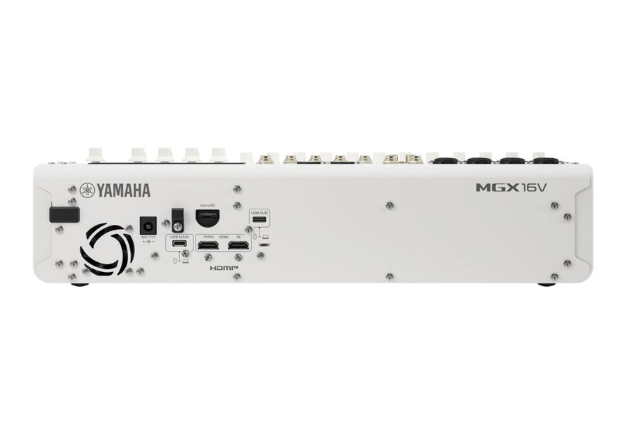 Yamaha MGX16V Digital Mixing Console w/ Video Interface – White
