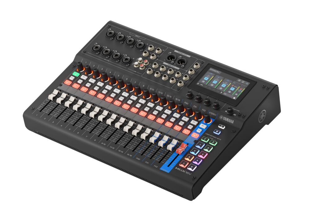 Yamaha MGX16V Digital Mixing Console w/ Video Interface – Black