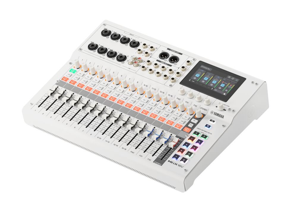 Yamaha MGX16V Digital Mixing Console w/ Video Interface – White
