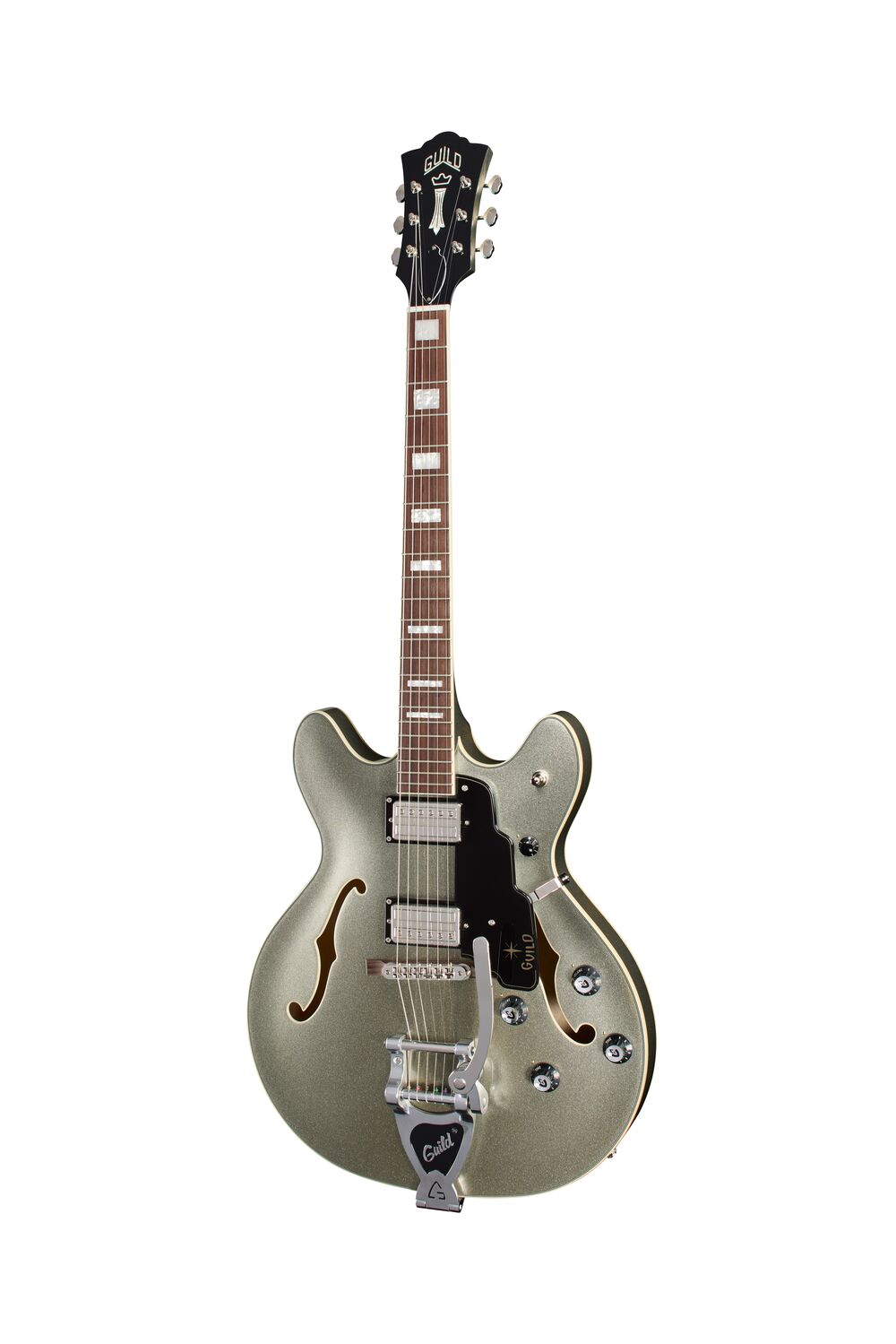 Guild Starfire Deluxe DC GVT - Vintage Sterling