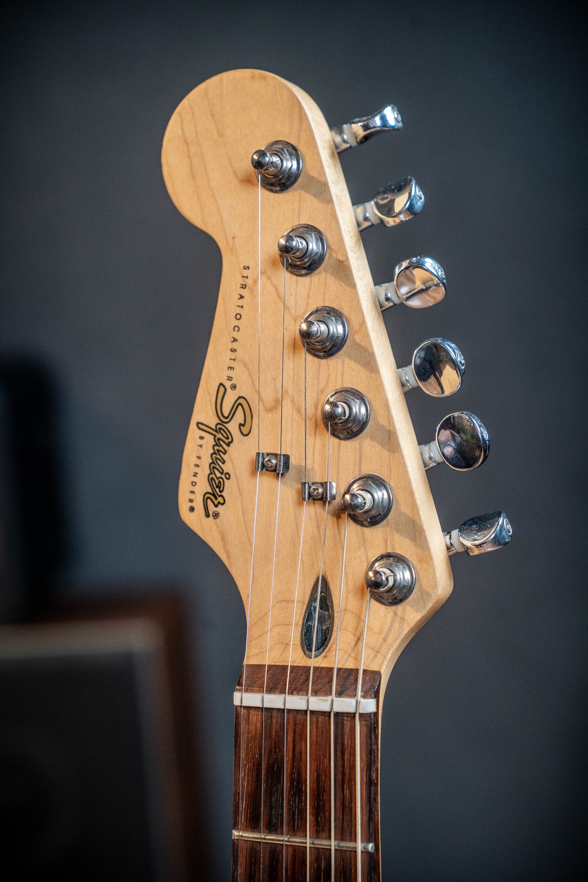Squier MIK Stratocaster w/Case - Black - Left Handed - Pre-Owned (Circa '98)