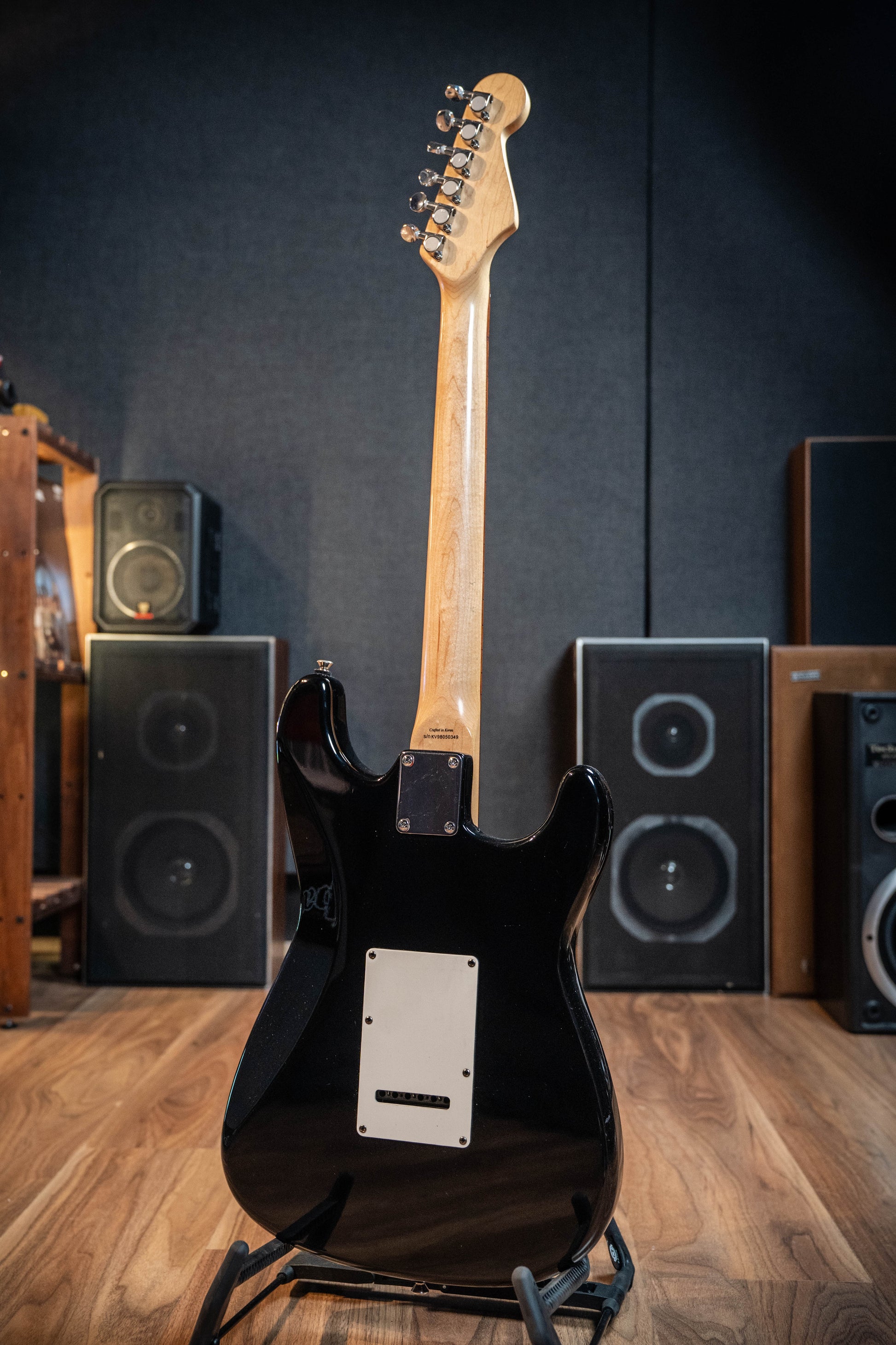 Squier MIK Stratocaster w/Case - Black - Left Handed - Pre-Owned (Circa '98)