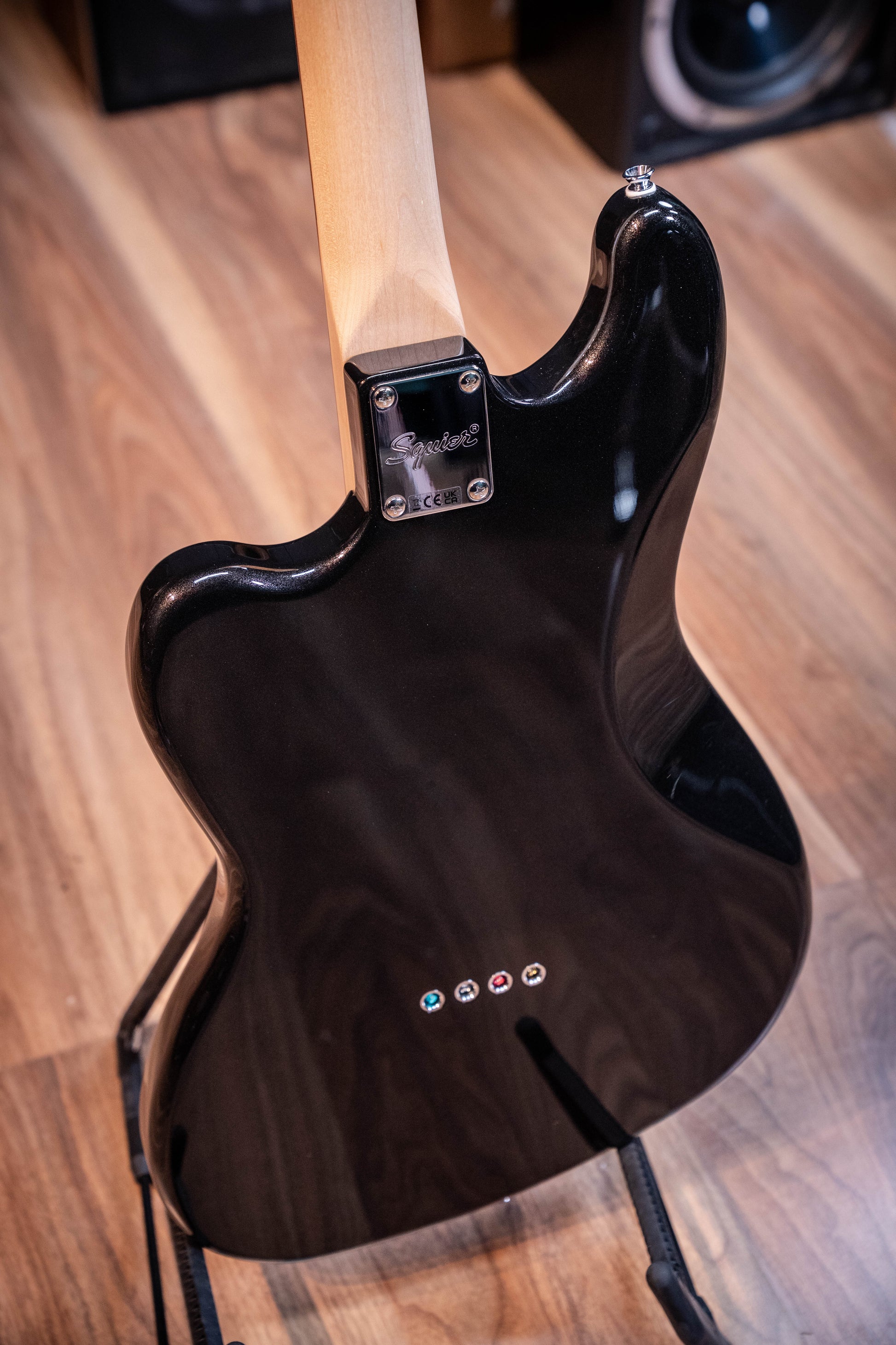Squier Paranormal Rascal Bass HH - Metallic Black - Open Box / Finish Damaged*