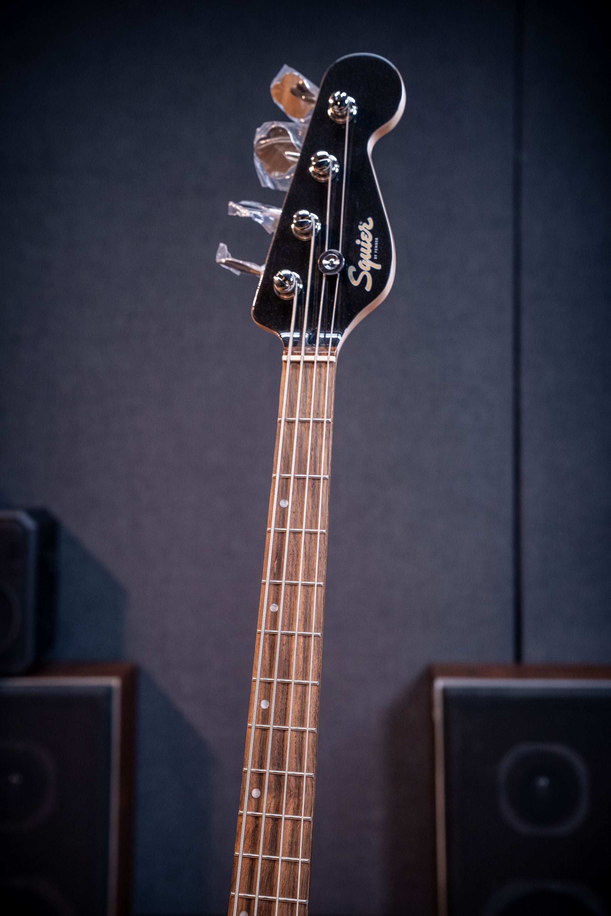 Squier Paranormal Rascal Bass HH - Metallic Black - Open Box / Finish Damaged*