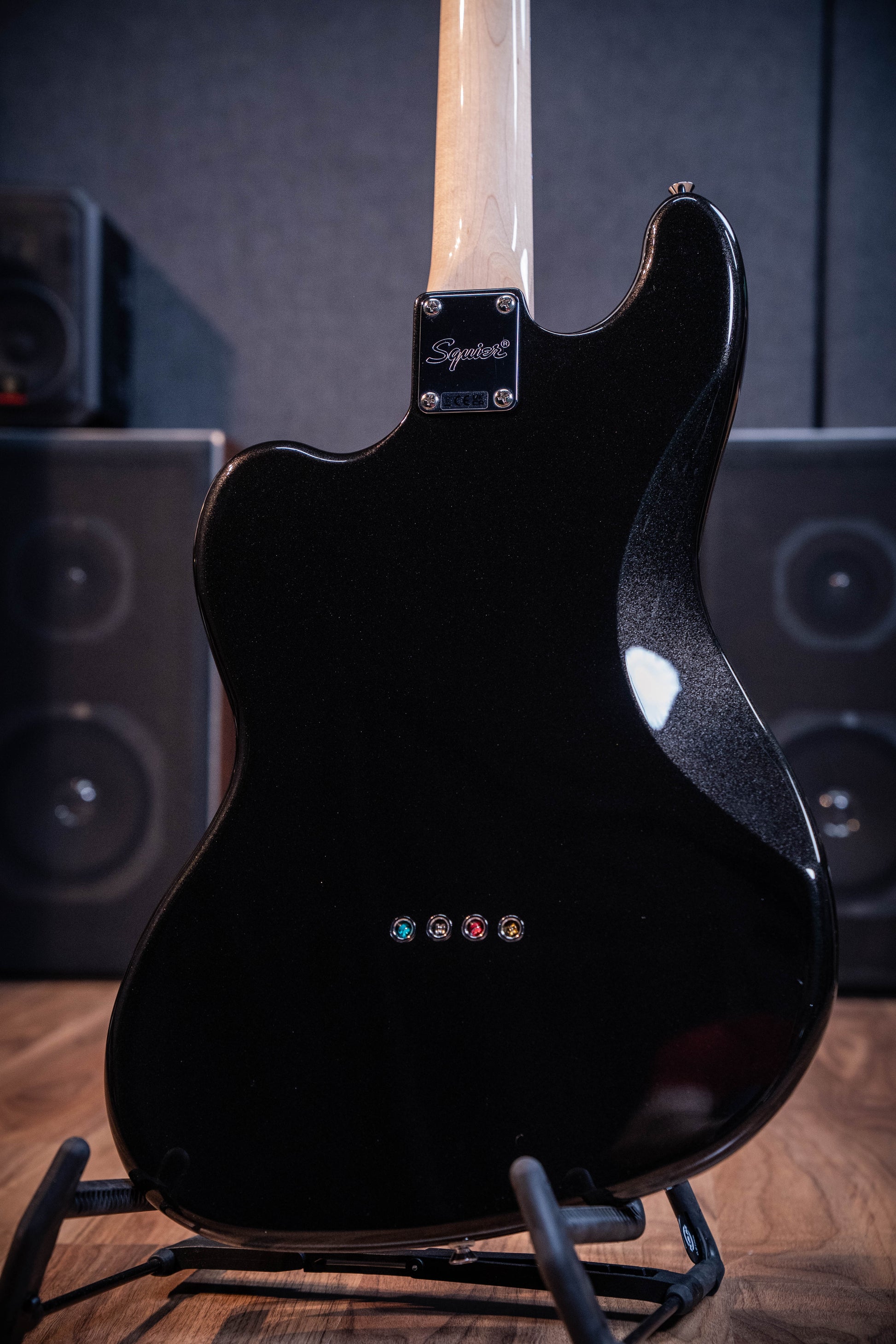 Squier Paranormal Rascal Bass HH - Metallic Black - Open Box / Finish Damaged*