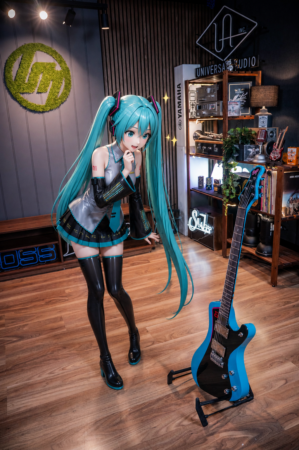 ESP Stream-Miku-Custom w/Original Case + Certificate - #012 - Pre-Owned