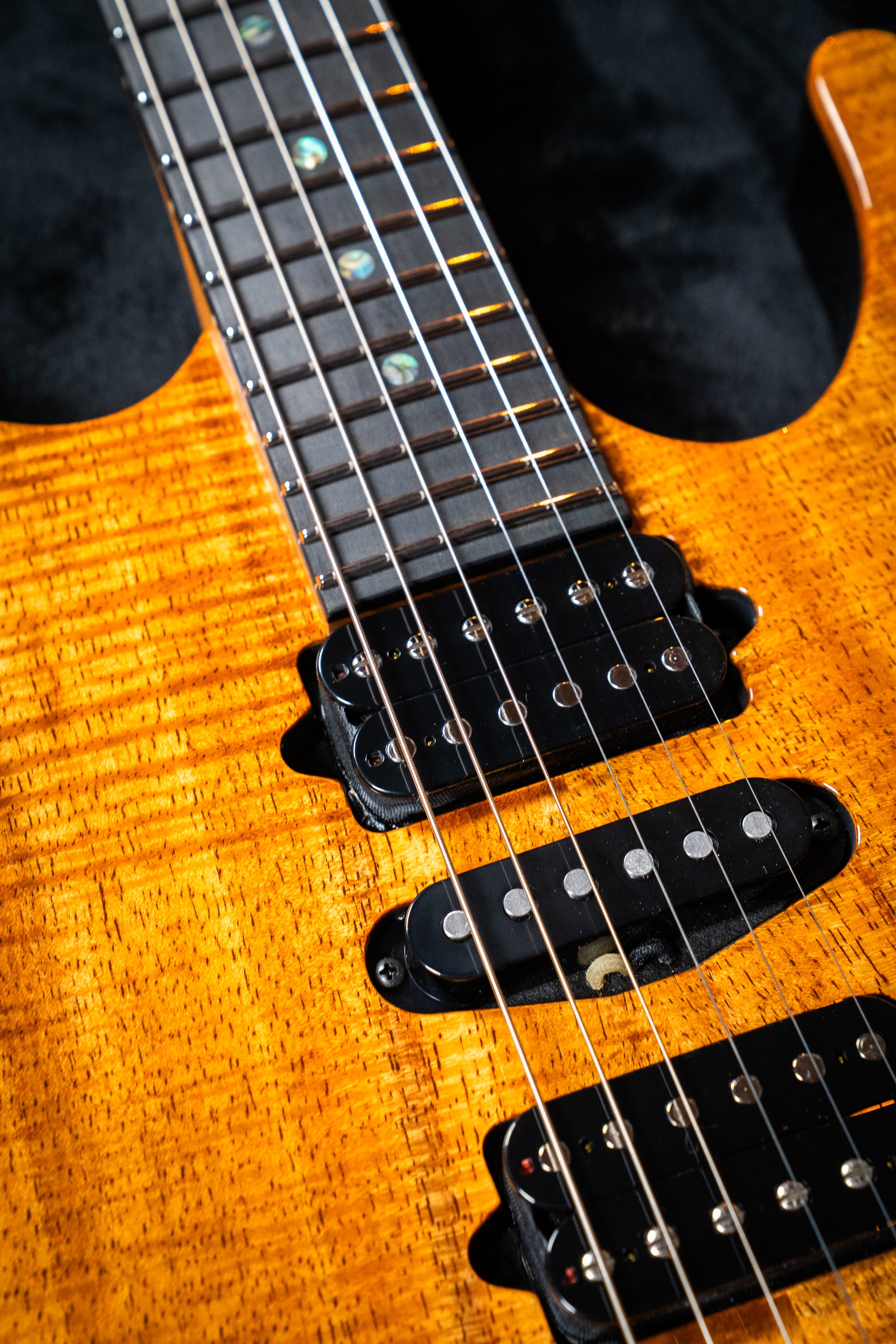 Suhr Custom Modern HSH - Mahogany / Figured Koa Top - Natural (#87557)