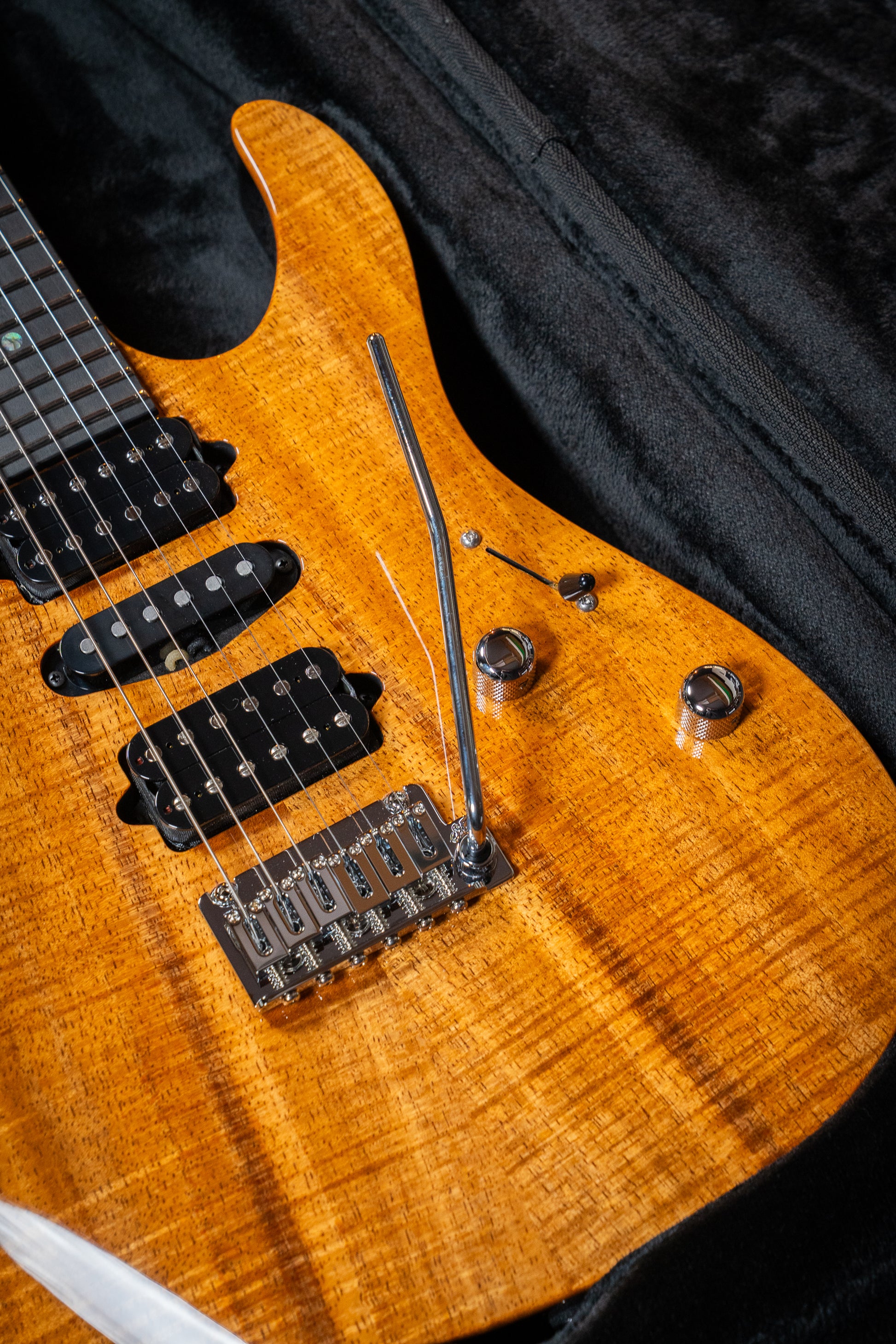 Suhr Custom Modern HSH - Mahogany / Figured Koa Top - Natural (#87557)