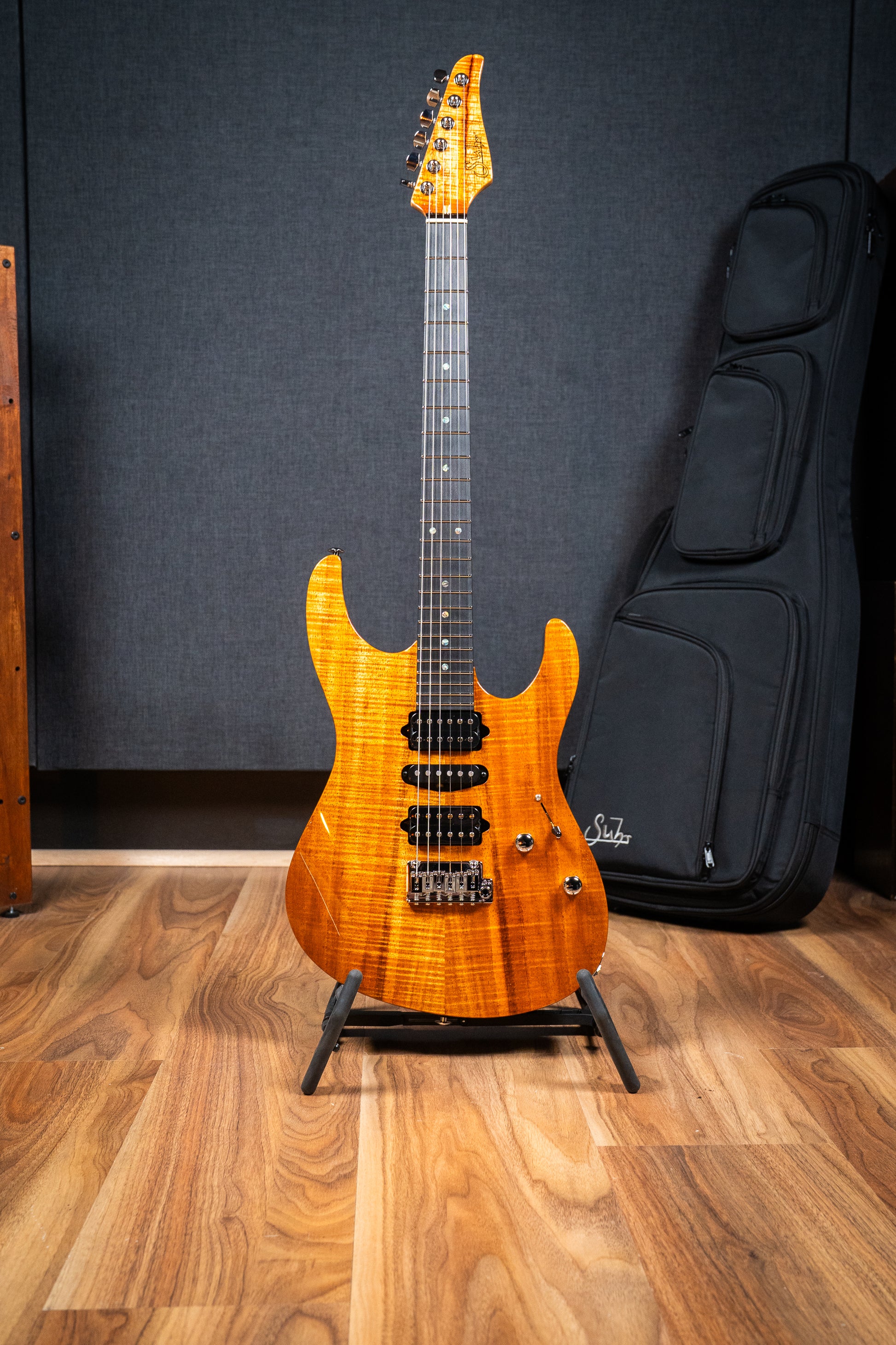 Suhr Custom Modern HSH - Mahogany / Figured Koa Top - Natural (#87557)