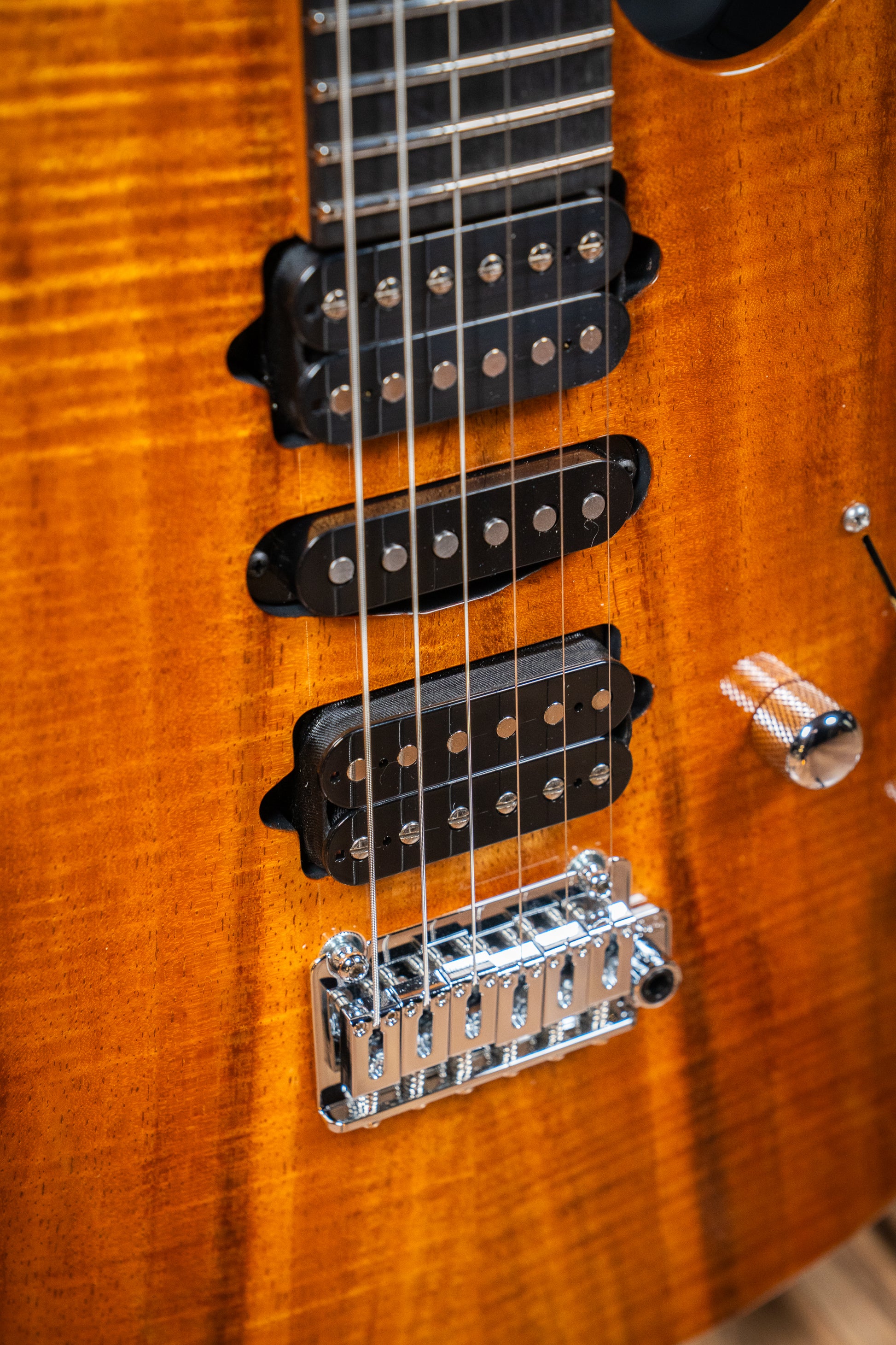 Suhr Custom Modern HSH - Mahogany / Figured Koa Top - Natural (#87557)