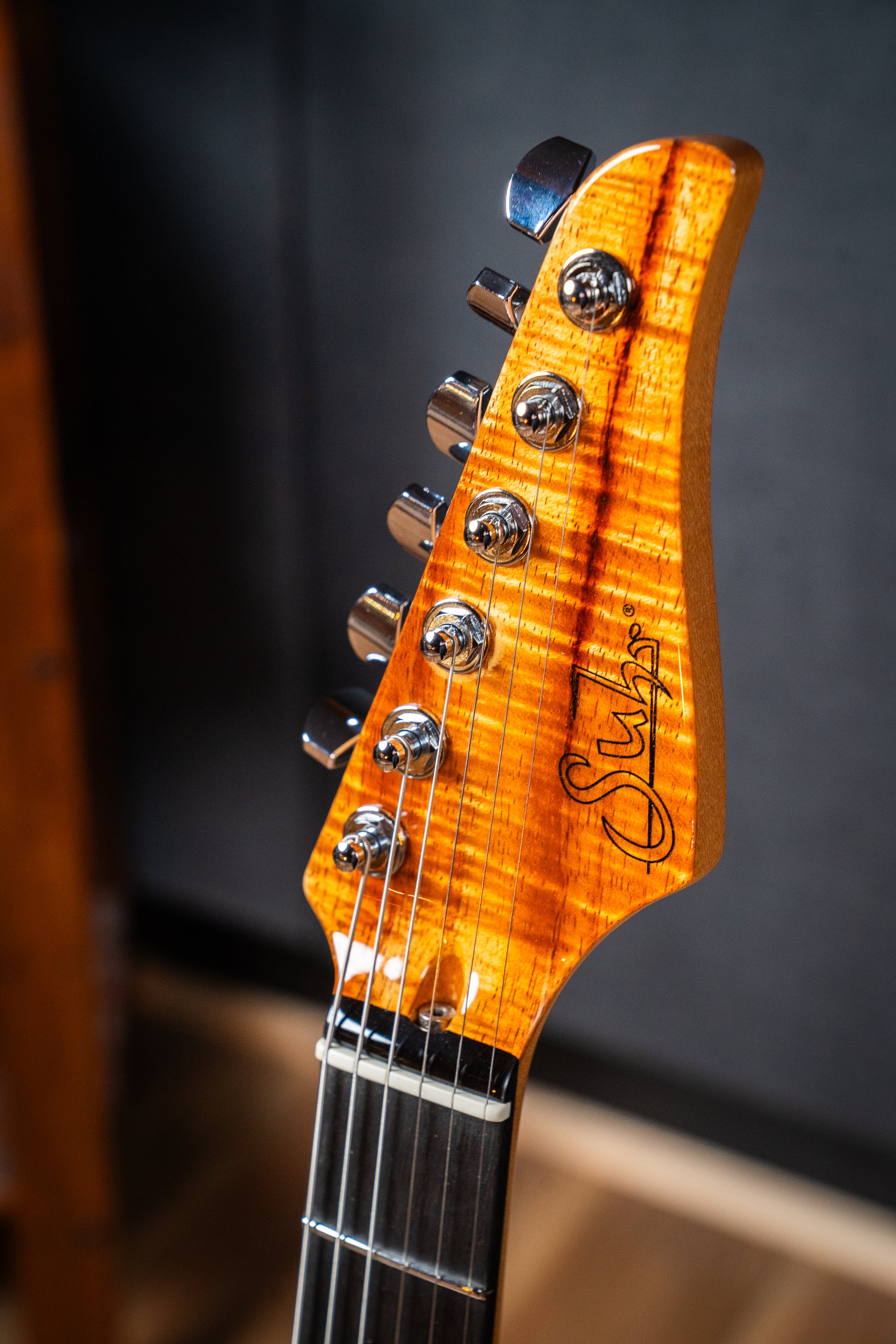 Suhr Custom Modern HSH - Mahogany / Figured Koa Top - Natural (#87557)