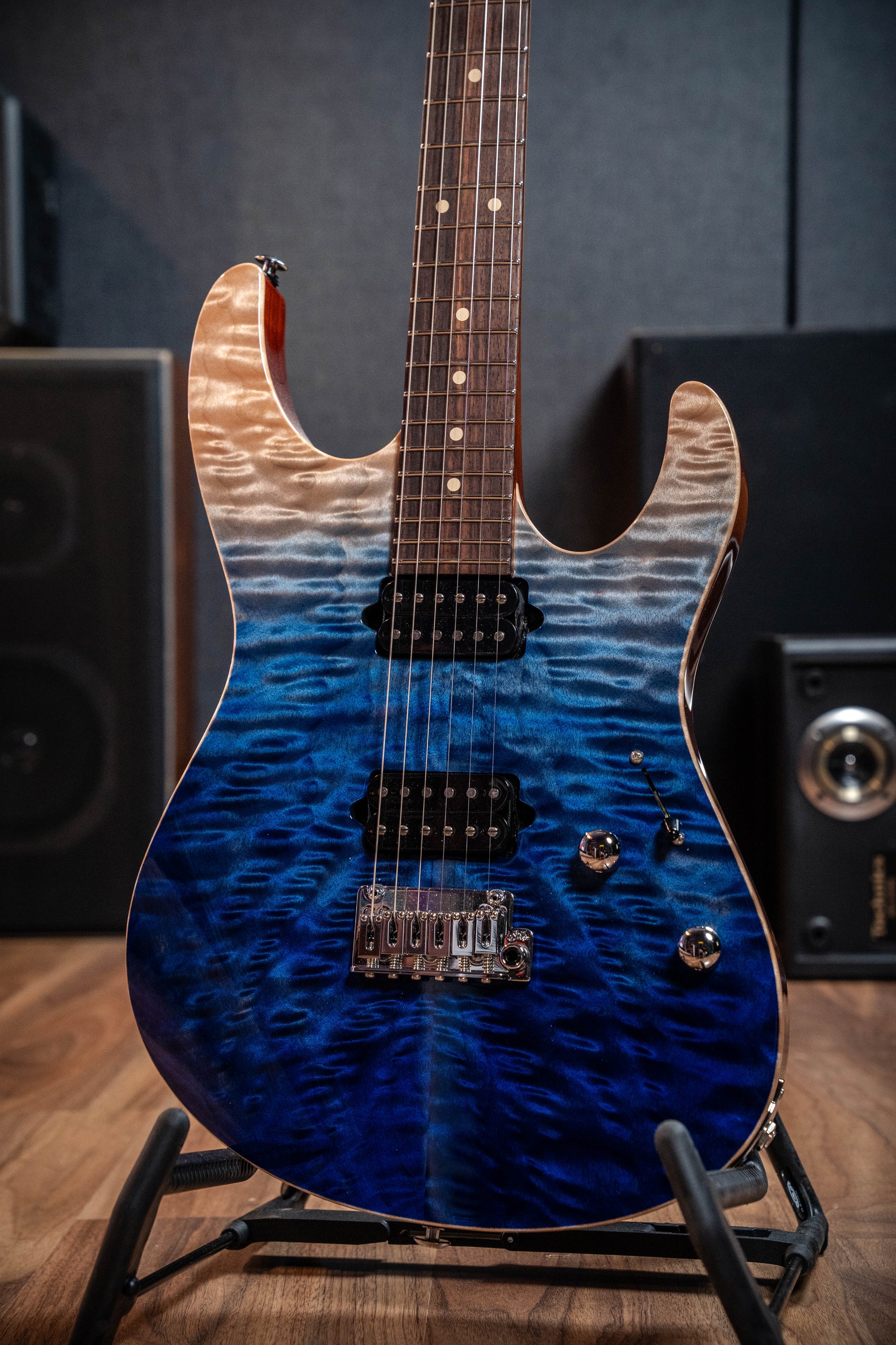 Suhr Limited Edition Modern Set Neck - Blue Fade - Pre-Owned (Mint #84877)
