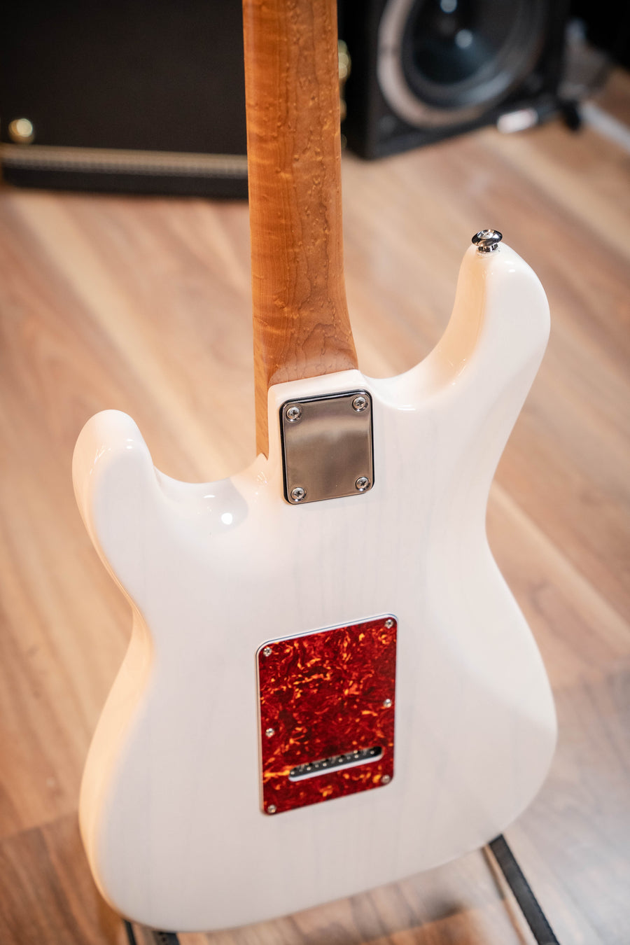 Suhr Classic S Paulownia w/Case - Trans White - Pre-Owned (As New)