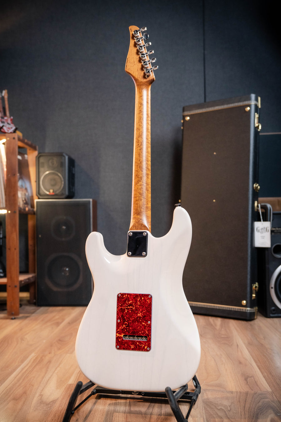 Suhr Classic S Paulownia w/Case - Trans White - Pre-Owned (As New)