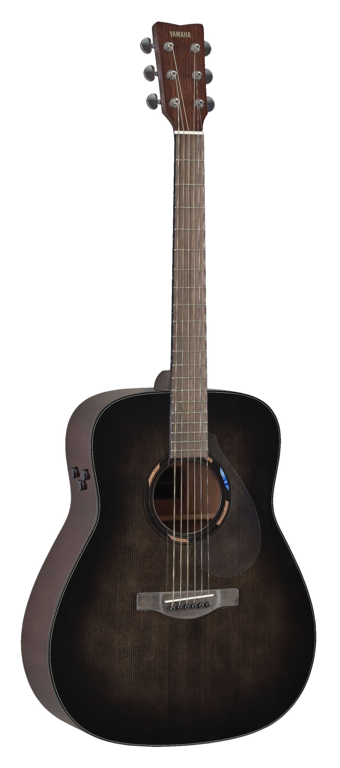 Yamaha TAG1 Element Gen2 TransAcoustic Guitar - Translucent Black Gloss