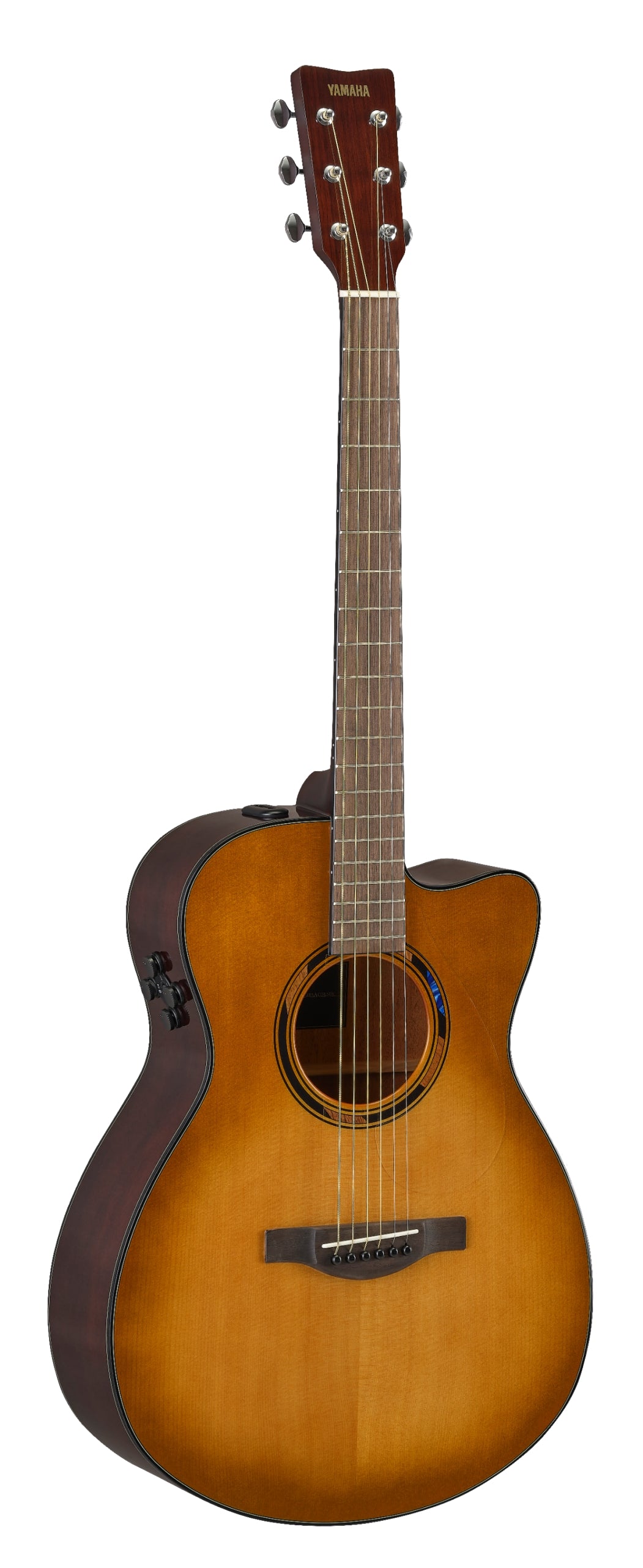 Yamaha TAS1 C Gen2 TransAcoustic Guitar - Sand Burst Gloss