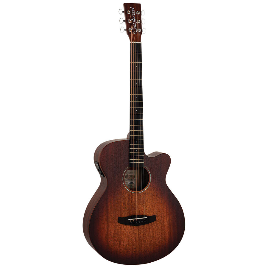 Tanglewood Crossroads SuperFolk Acoustic Guitar w/Cutaway + Pickup - Vintage Satin (TC4-CE)