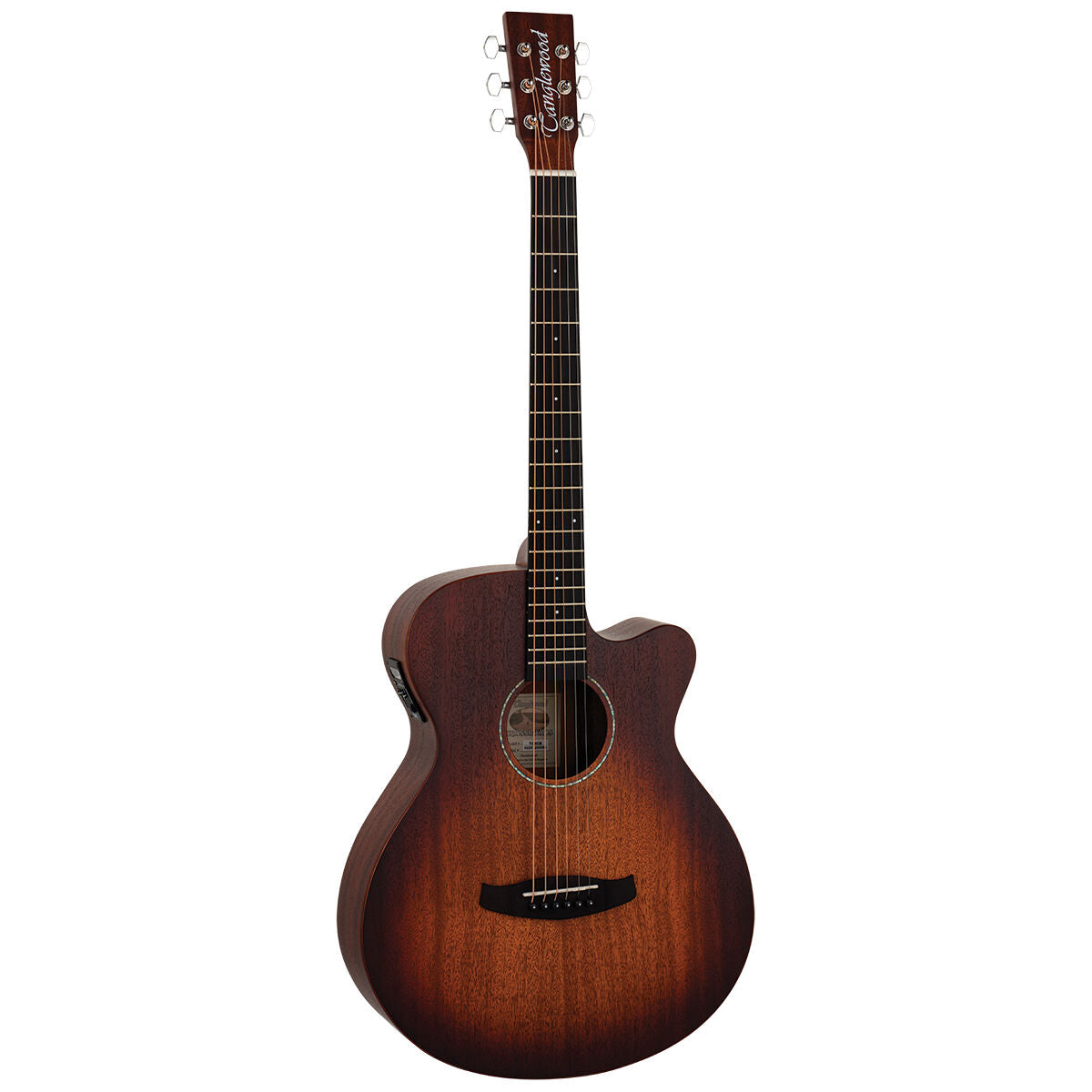 Tanglewood Crossroads SuperFolk Acoustic Guitar w/Cutaway + Pickup - Vintage Satin (TC4-CE)