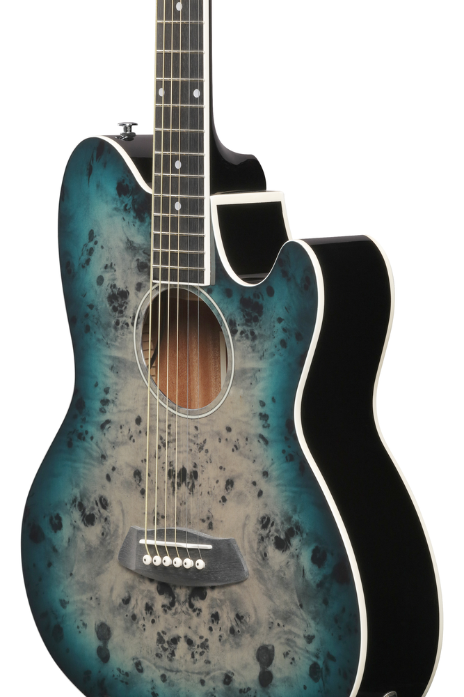 Ibanez TCY10PA Acoustic Guitar - Cosmic Blue Starburst High Gloss