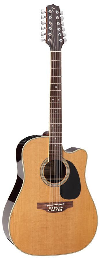 Takamine Thermal Top Series 12-String Dreadnought Acoustic Electric Guitar - Natural Gloss Finish