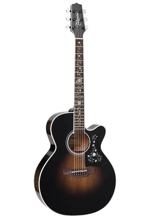 Takamine Thermal Top Series NEX Acoustic Electric Guitar - Transparent Black Burst
