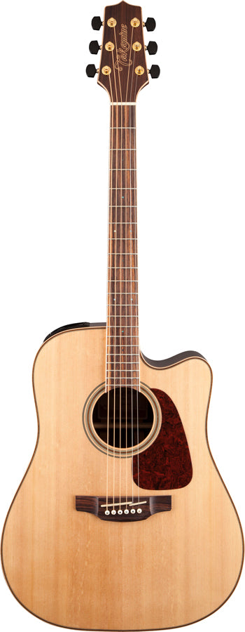 Takamine G90 Series Dreadnought Acoustic Electric Guitar - Natural Gloss Finish w/3pc Back